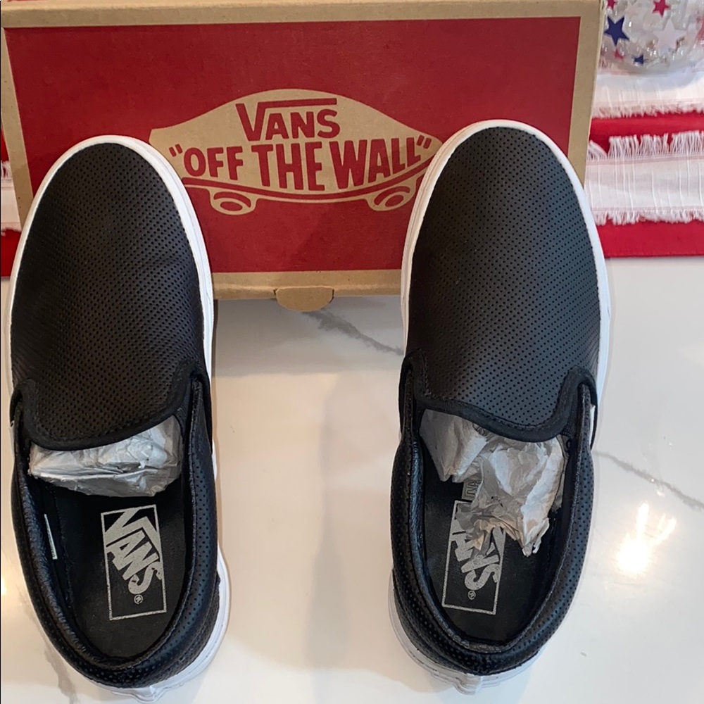Vans Black Classic Slip-On Sneakers